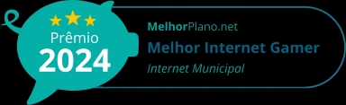 Selo melhor internet gamer - melhor plano