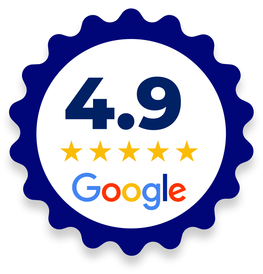 4.9 de 5 estrelas - Avaliações no Google